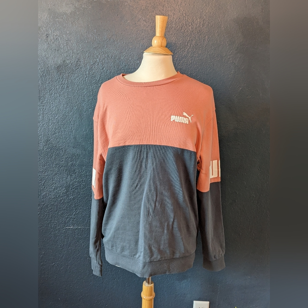 Puma Color Block Sweatshirt Medium - image 1